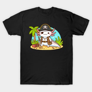 lavender axolotl pirate T-Shirt